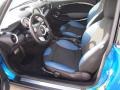 Pacific Blue Leather/Carbon Black Interior Photo for 2010 Mini Cooper #86621194