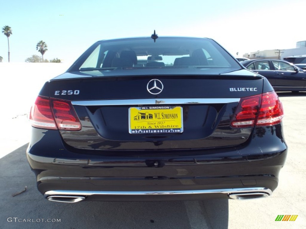 2014 E E250 BlueTEC Sedan - Black / Black photo #5