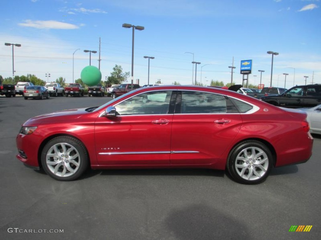 2014 Impala LTZ - Crystal Red Tintcoat / Jet Black photo #3