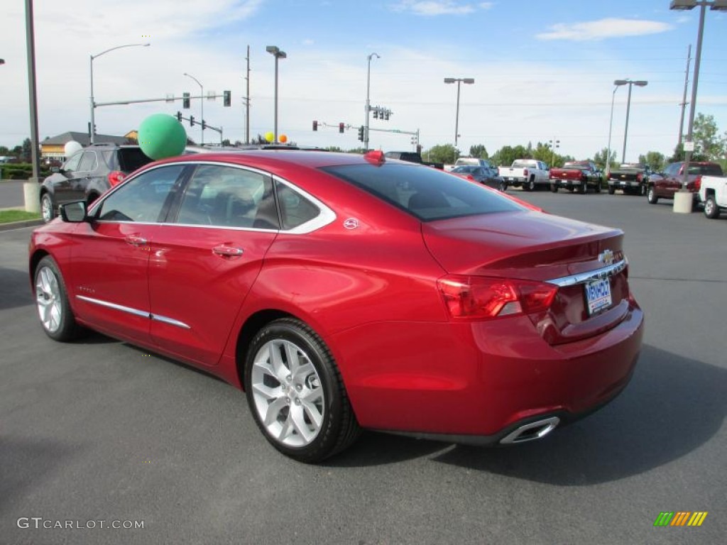 2014 Impala LTZ - Crystal Red Tintcoat / Jet Black photo #4