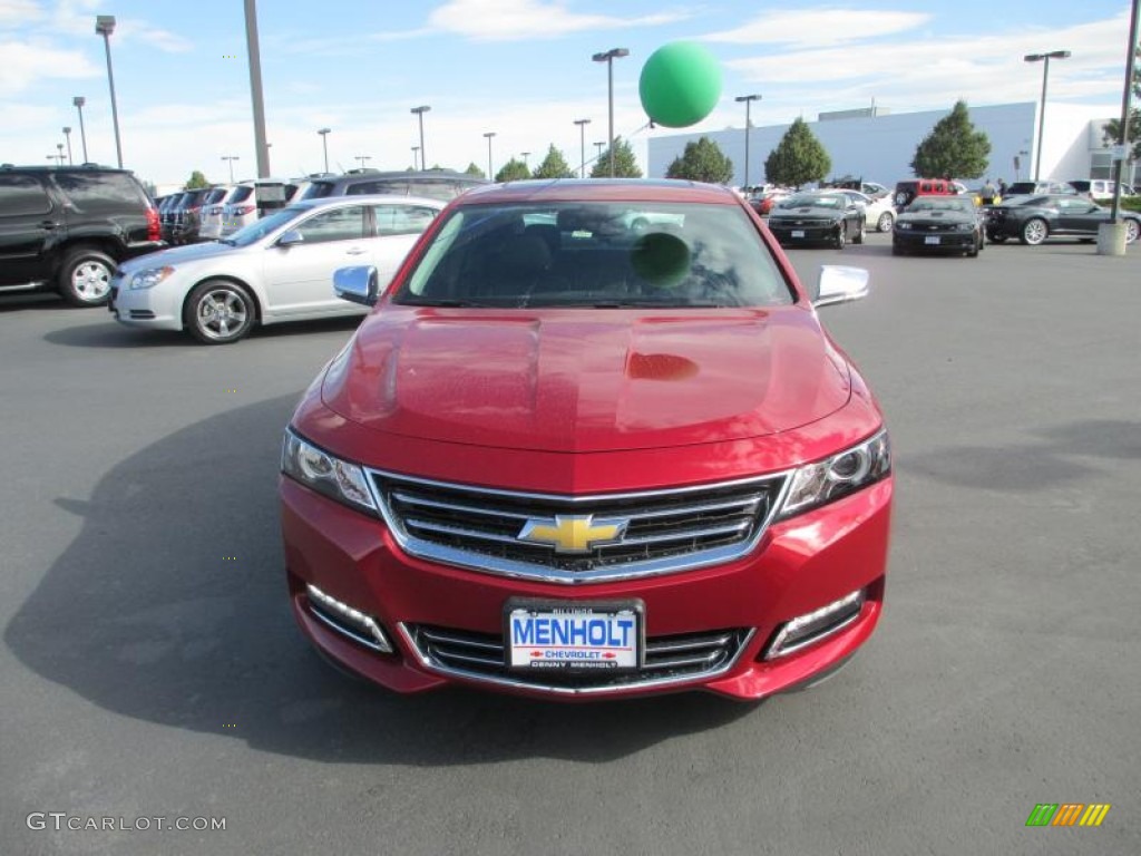 2014 Impala LTZ - Crystal Red Tintcoat / Jet Black photo #8
