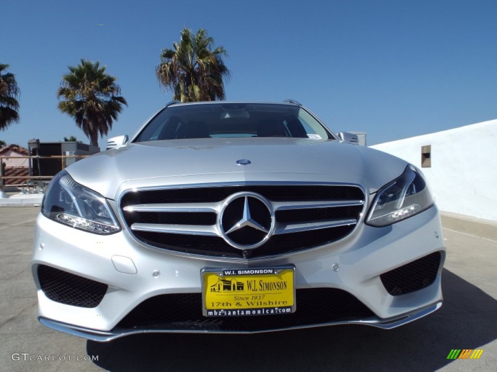 2014 E 350 4Matic Sport Wagon - Iridium Silver Metallic / Black photo #2