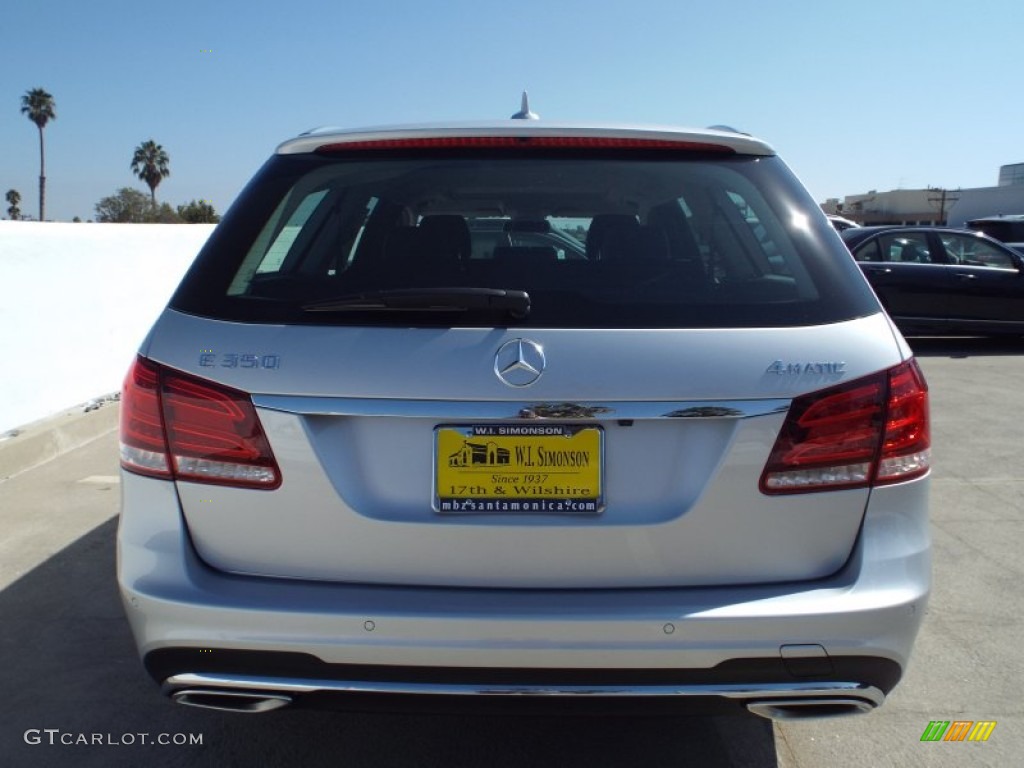 2014 E 350 4Matic Sport Wagon - Iridium Silver Metallic / Black photo #5