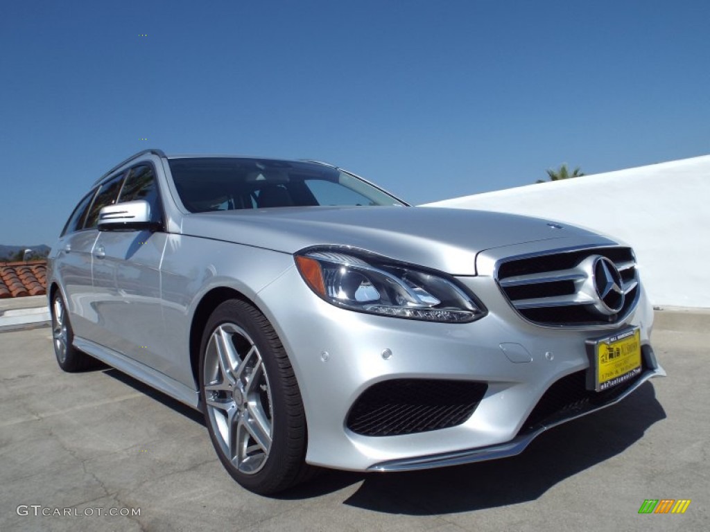 2014 E 350 4Matic Sport Wagon - Iridium Silver Metallic / Black photo #11