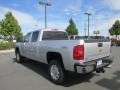 2014 Silver Ice Metallic Chevrolet Silverado 3500HD LTZ Crew Cab 4x4  photo #3