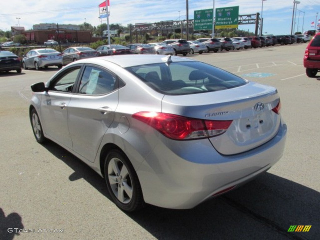 2012 Elantra GLS - Shimmering Silver / Gray photo #6