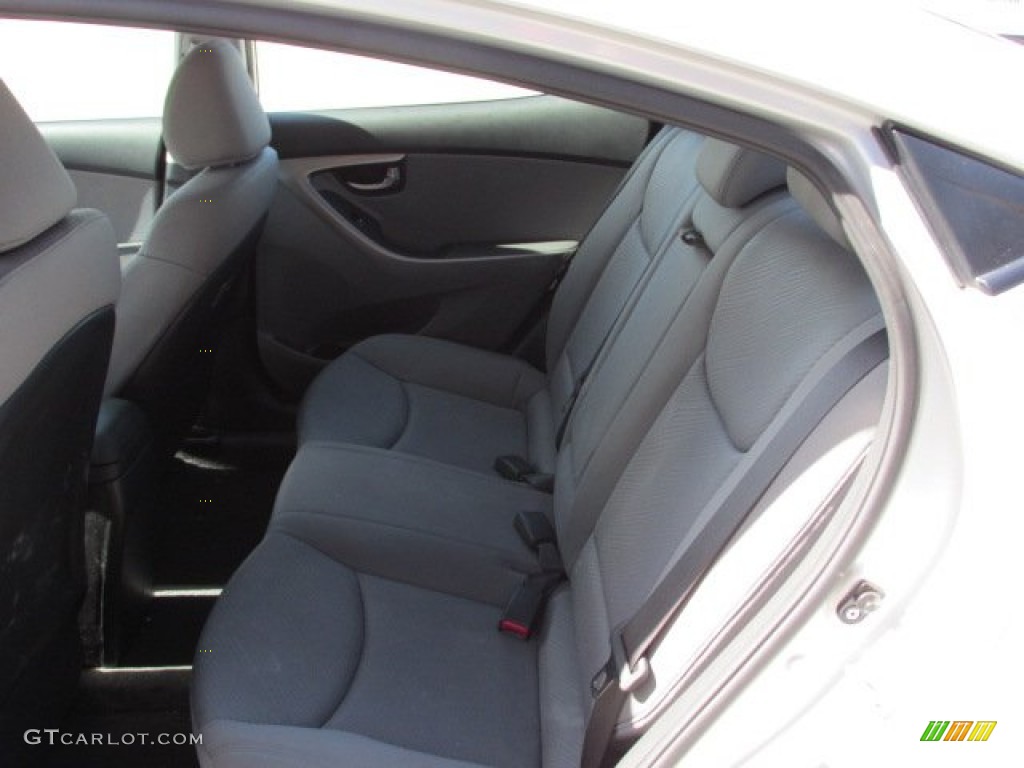 2012 Elantra GLS - Shimmering Silver / Gray photo #13