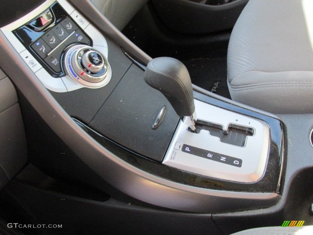 2012 Elantra GLS - Shimmering Silver / Gray photo #14