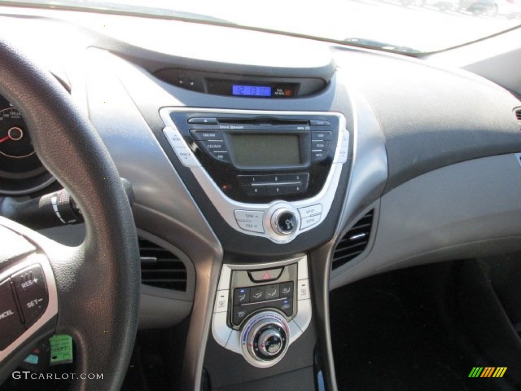 2012 Elantra GLS - Shimmering Silver / Gray photo #15