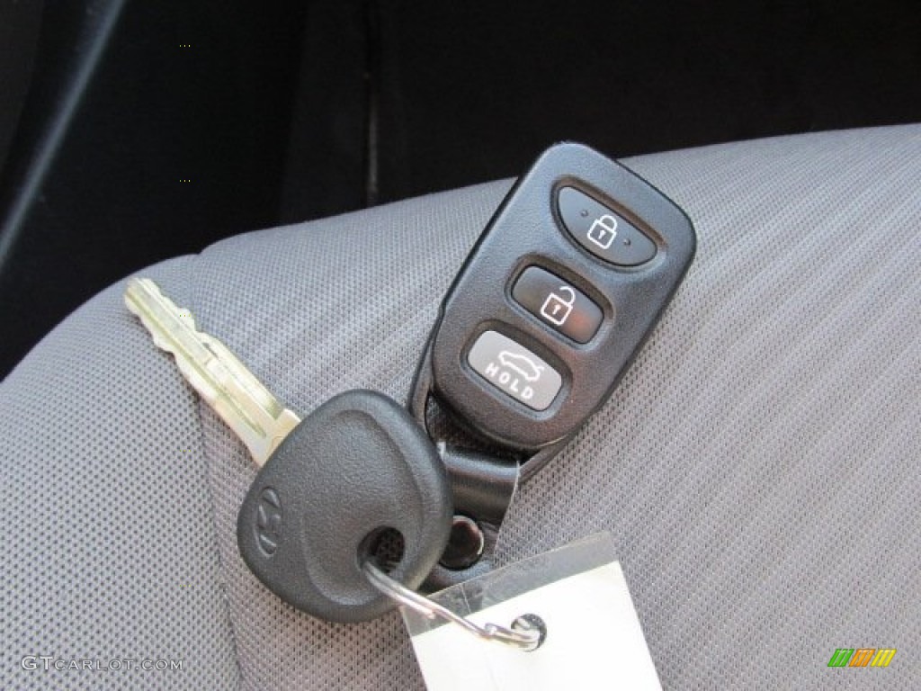 2012 Elantra GLS - Shimmering Silver / Gray photo #18