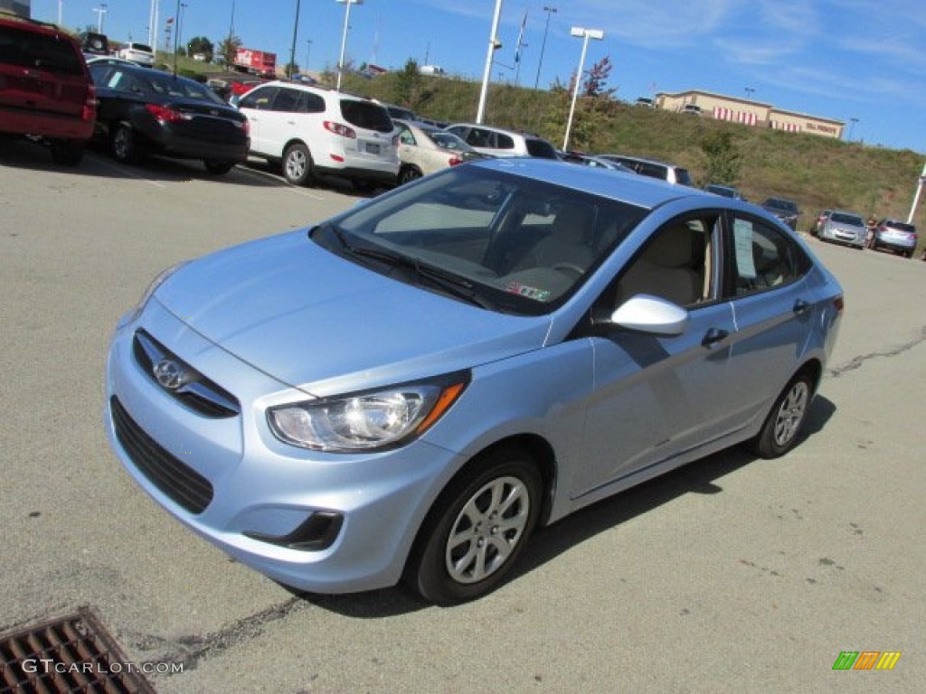 Clearwater Blue 2012 Hyundai Accent GLS 4 Door Exterior Photo #86624962