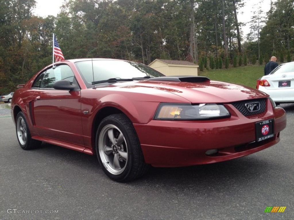 2003 Mustang GT Coupe - Redfire Metallic / Dark Charcoal photo #3