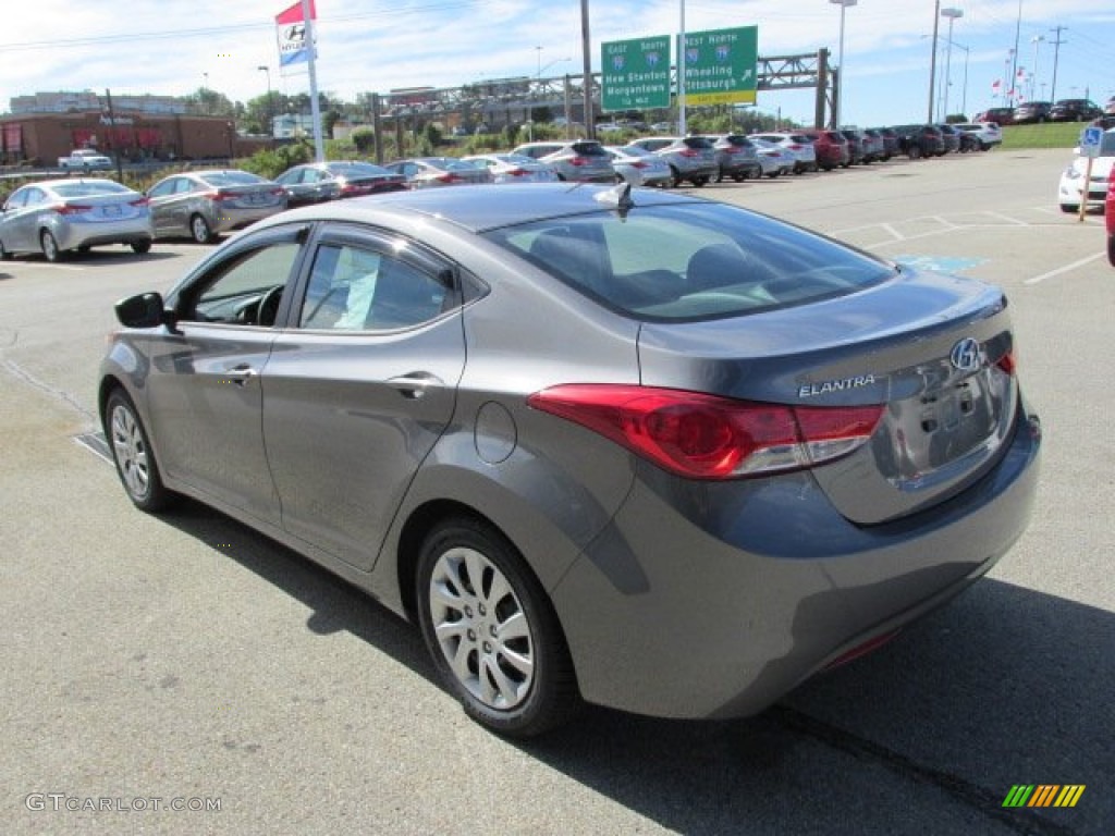 2012 Elantra GLS - Harbor Gray Metallic / Gray photo #7