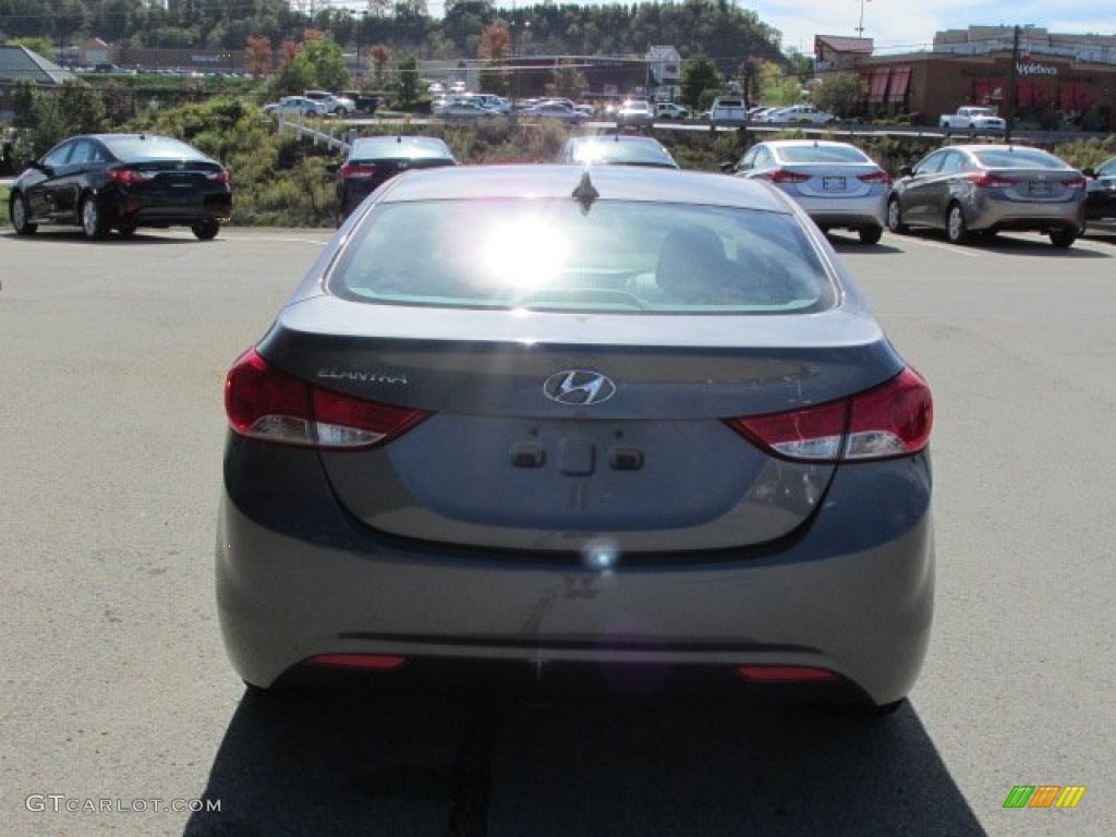 2012 Elantra GLS - Harbor Gray Metallic / Gray photo #8