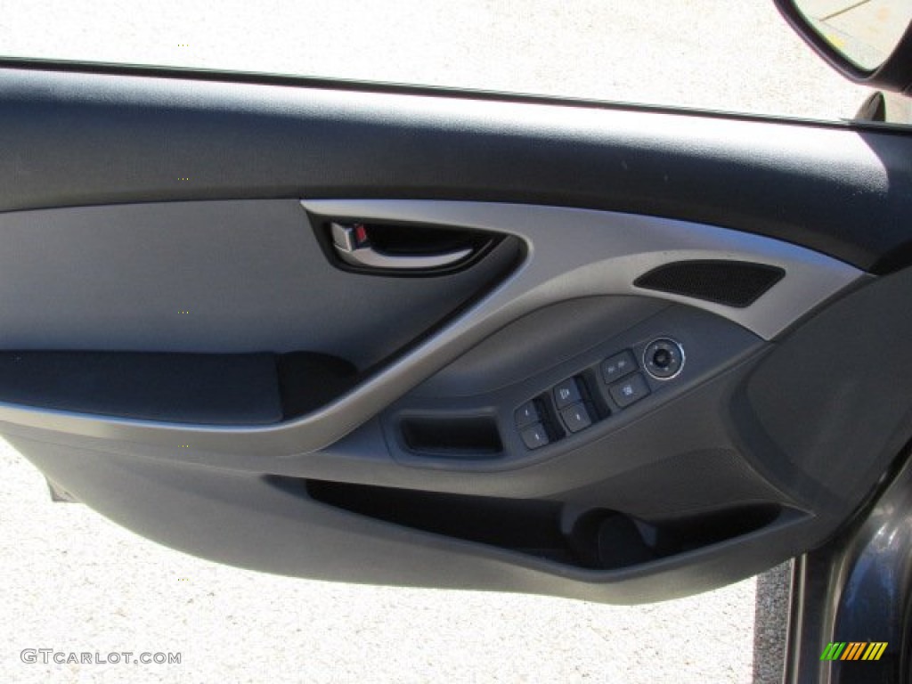 2012 Elantra GLS - Harbor Gray Metallic / Gray photo #10
