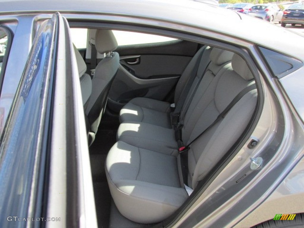 2012 Elantra GLS - Harbor Gray Metallic / Gray photo #13