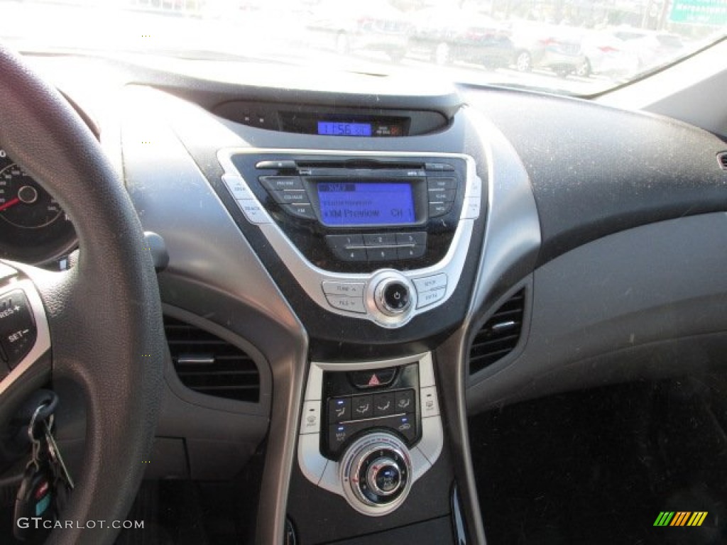 2012 Elantra GLS - Harbor Gray Metallic / Gray photo #14