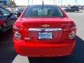 2014 Red Hot Chevrolet Sonic LT Sedan  photo #4