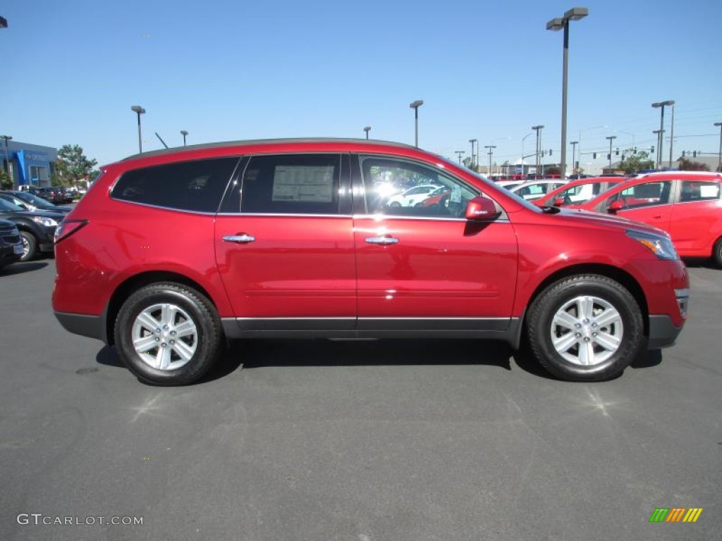 Crystal Red Tintcoat 2014 Chevrolet Traverse LT AWD Exterior Photo #86626927