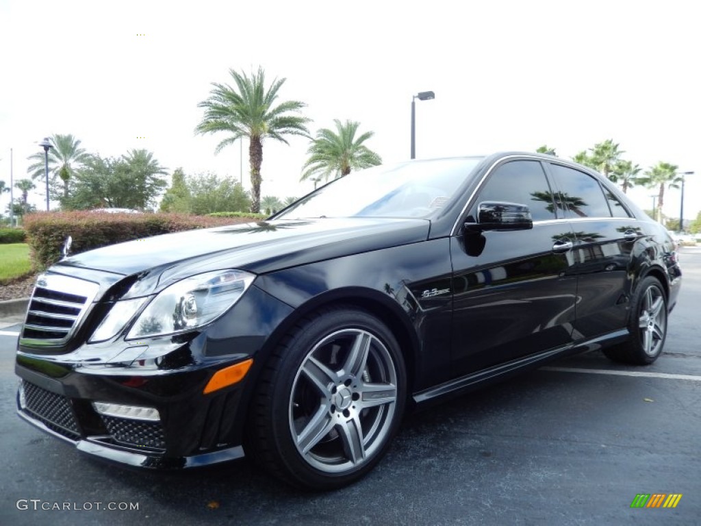 Black 2010 Mercedes-Benz E 63 AMG Sedan Exterior Photo #86627596