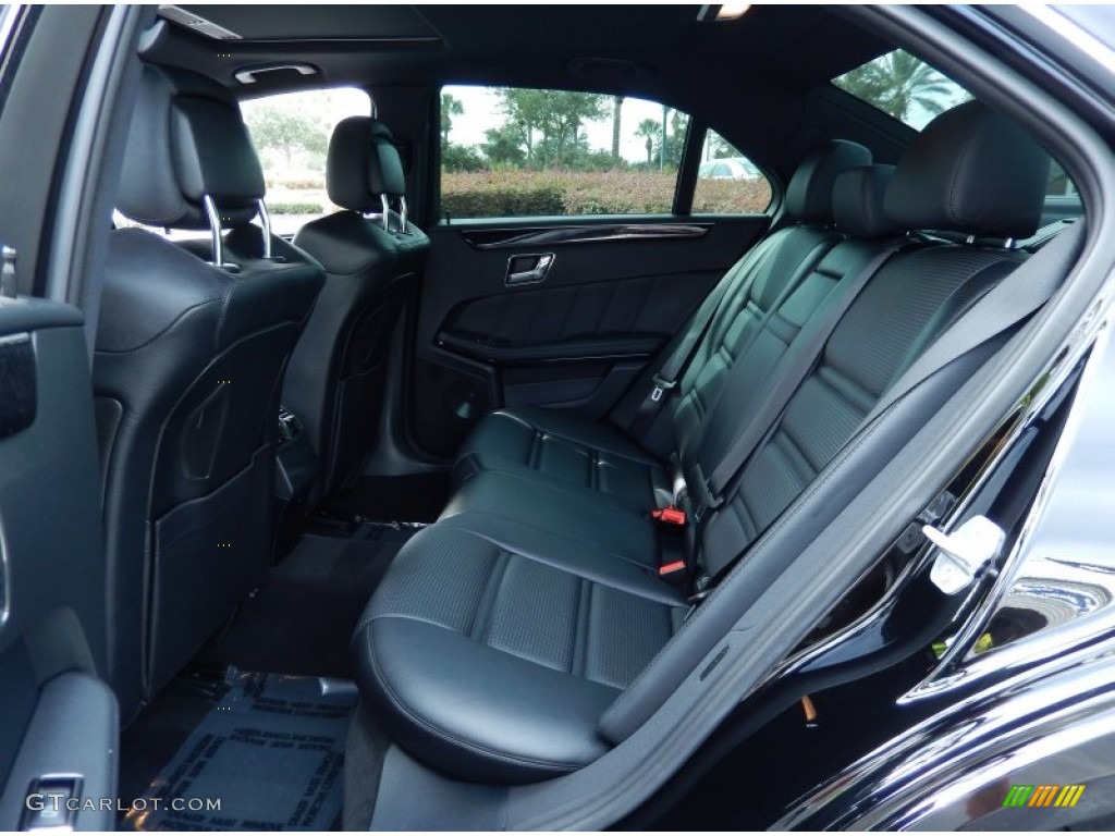 Black Interior 2010 Mercedes-Benz E 63 AMG Sedan Photo #86627935