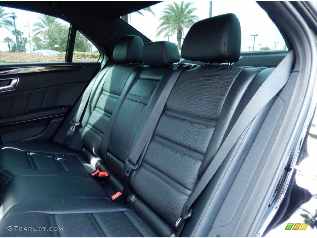 2010 Mercedes-Benz E 63 AMG Sedan Rear Seat Photo #86627959