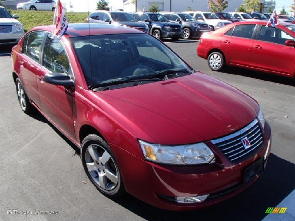2006 ION 2 Sedan - Berry Red / Gray photo #1