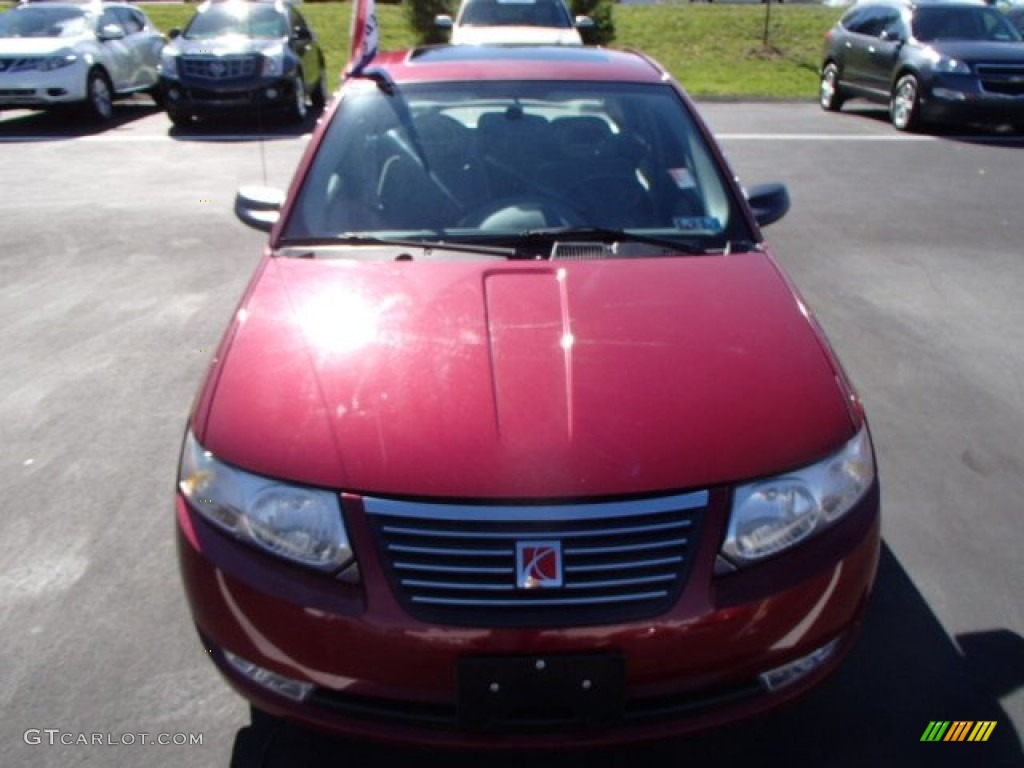 2006 ION 2 Sedan - Berry Red / Gray photo #2