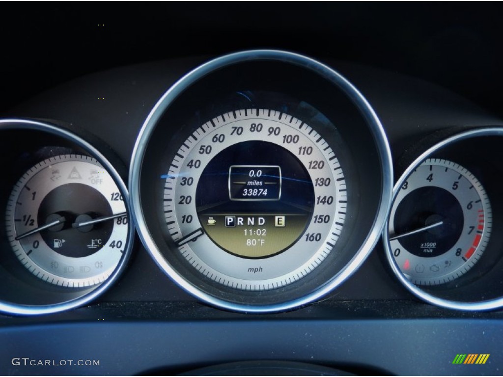 2012 Mercedes-Benz C 250 Coupe Gauges Photo #86628832