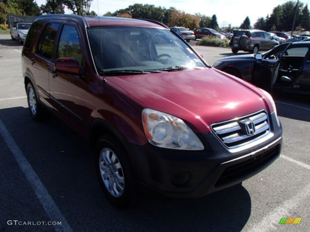 2005 CR-V EX 4WD - Redondo Red Pearl / Ivory photo #1