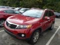 2011 Spicy Red Kia Sorento EX V6 AWD  photo #3