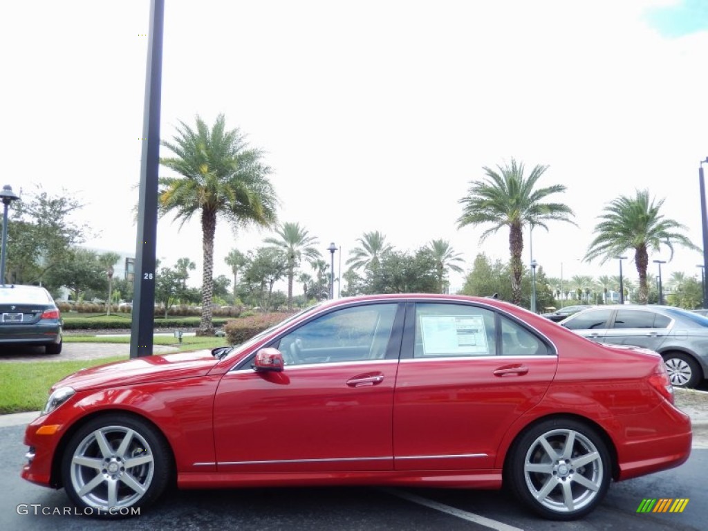 Mars Red 2014 Mercedes-Benz C 250 Sport Exterior Photo #86629390