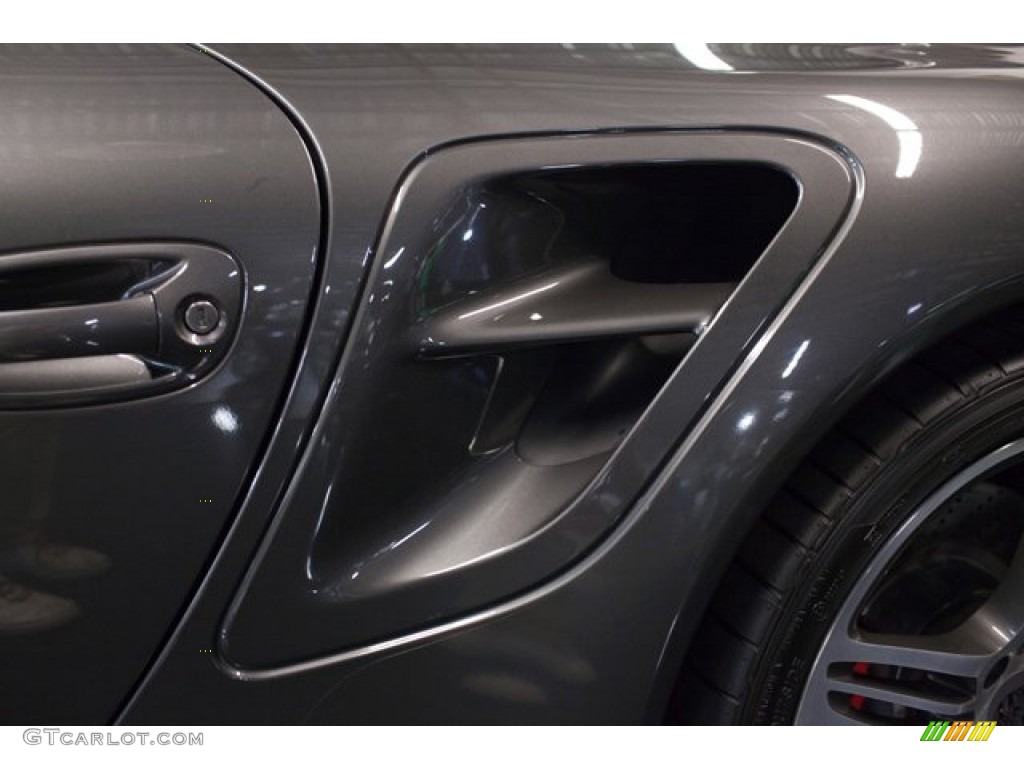 2008 911 Turbo Coupe - Slate Grey Metallic / Black/Stone Grey photo #22