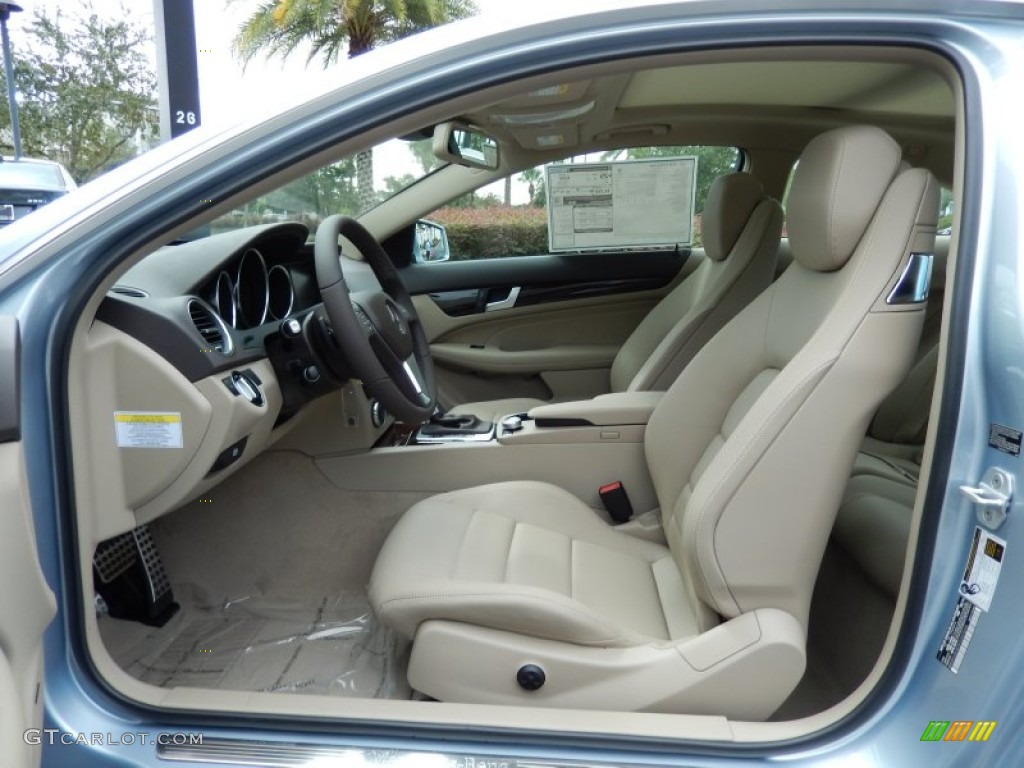 Almond/Mocha Interior 2014 Mercedes-Benz C 250 Coupe Photo #86629801