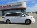 2011 Super White Toyota Sienna XLE AWD  photo #2