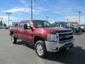 Deep Ruby Metallic 2014 Chevrolet Silverado 3500HD LT Crew Cab 4x4