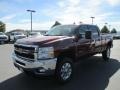 Deep Ruby Metallic - Silverado 3500HD LT Crew Cab 4x4 Photo No. 2