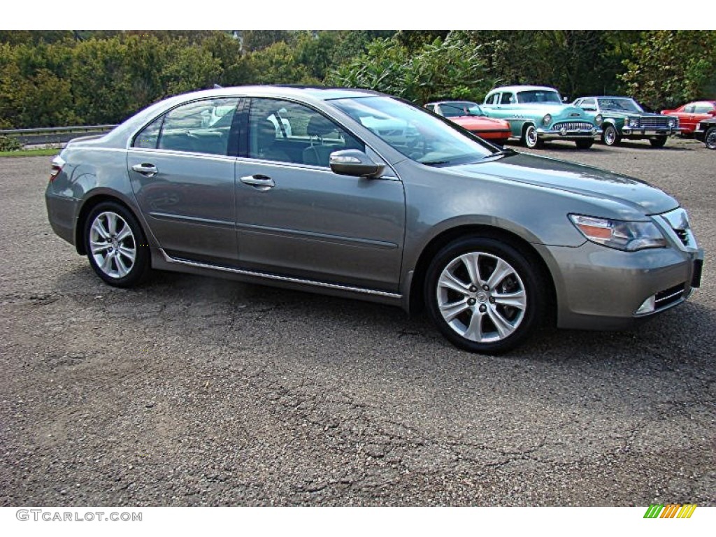 2009 RL 3.7 AWD Sedan - Silver Jade Metallic / Taupe photo #1