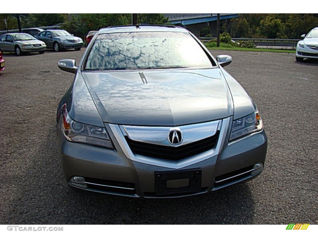 2009 RL 3.7 AWD Sedan - Silver Jade Metallic / Taupe photo #3