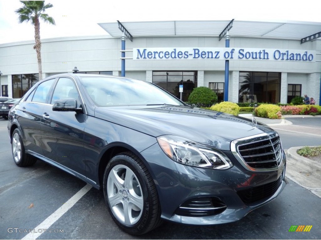 2014 E 350 Sedan - Steel Gray Metallic / Black photo #1