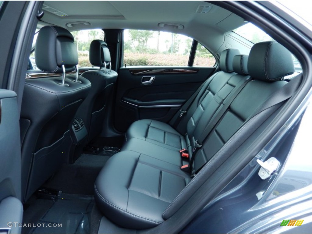 Black Interior 2014 Mercedes-Benz E 350 Sedan Photo #86630482