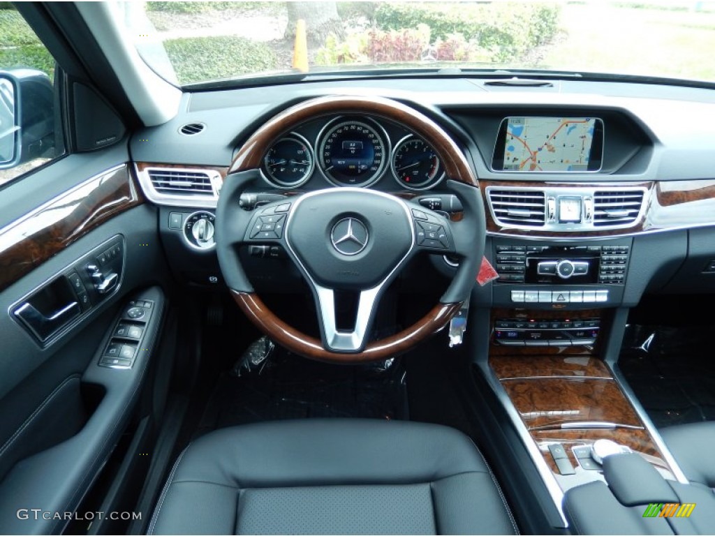 2014 Mercedes-Benz E 350 Sedan Black Dashboard Photo #86630530