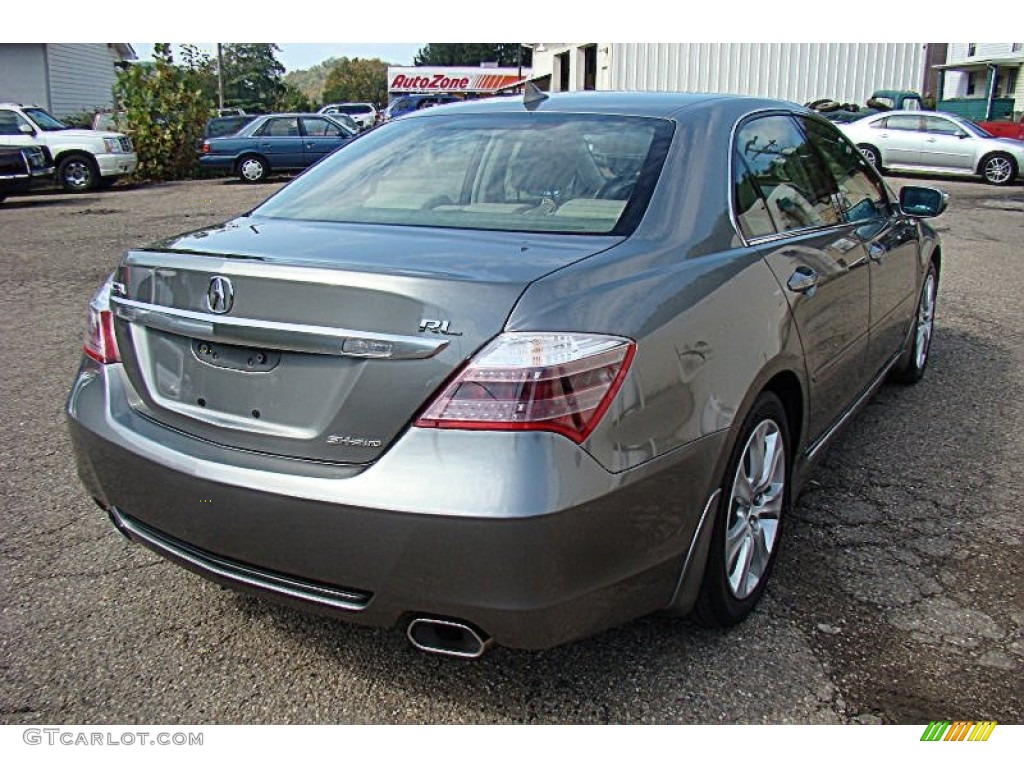 2009 RL 3.7 AWD Sedan - Silver Jade Metallic / Taupe photo #10