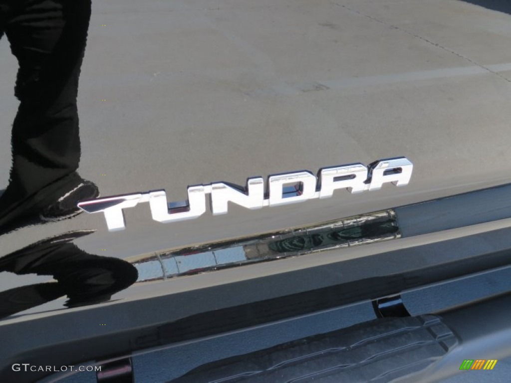 2014 Tundra TSS Double Cab 4x4 - Black / Black photo #14