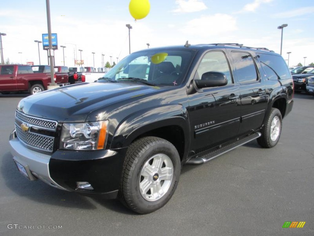 Black 2014 Chevrolet Suburban LT 4x4 Exterior Photo #86631805