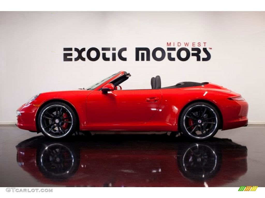 2012 911 Carrera S Cabriolet - Guards Red / Black photo #1