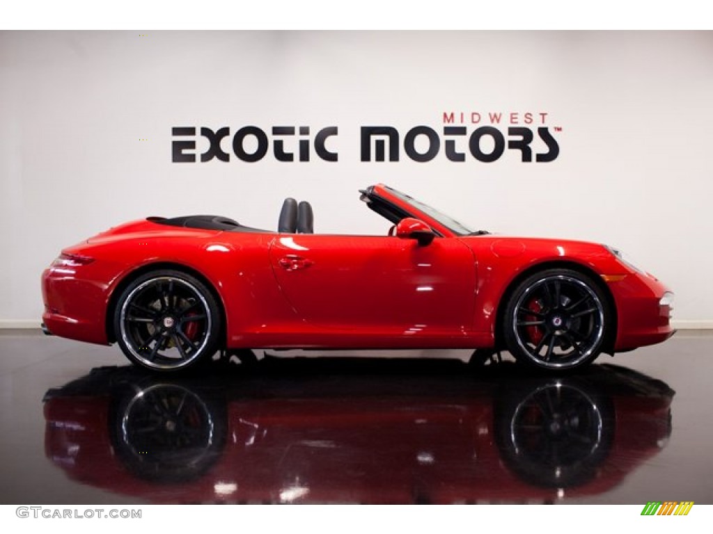 2012 911 Carrera S Cabriolet - Guards Red / Black photo #2