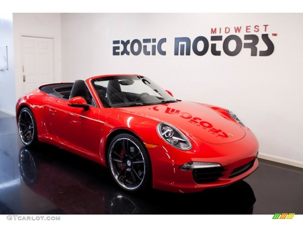 2012 911 Carrera S Cabriolet - Guards Red / Black photo #5