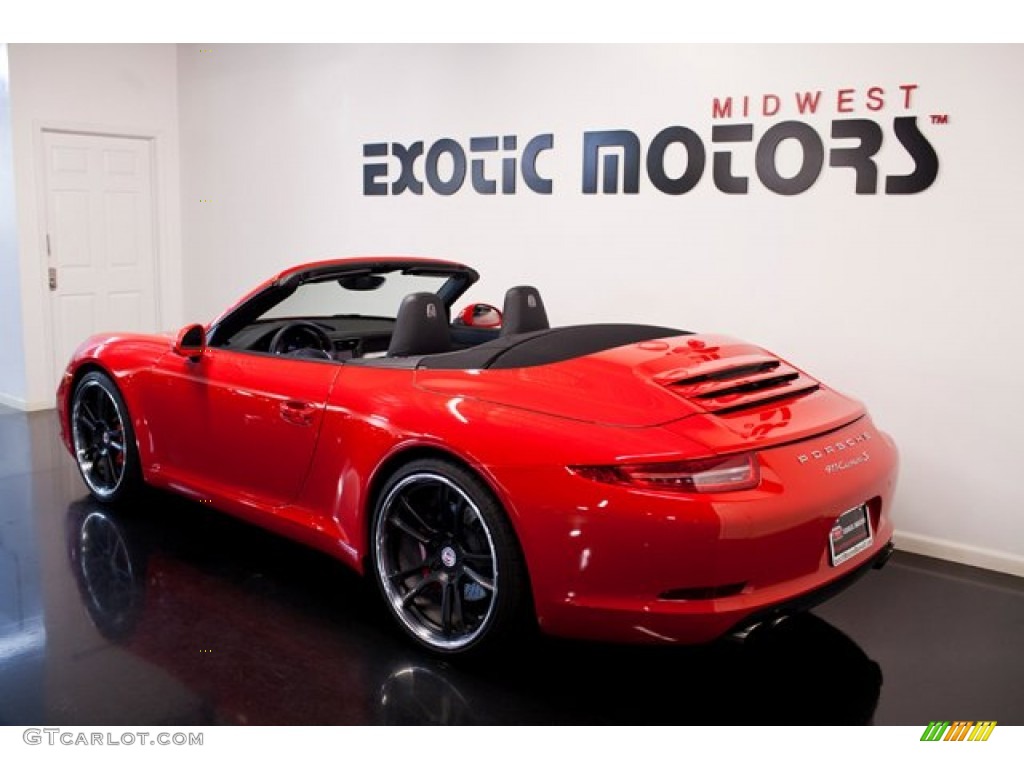 2012 911 Carrera S Cabriolet - Guards Red / Black photo #7