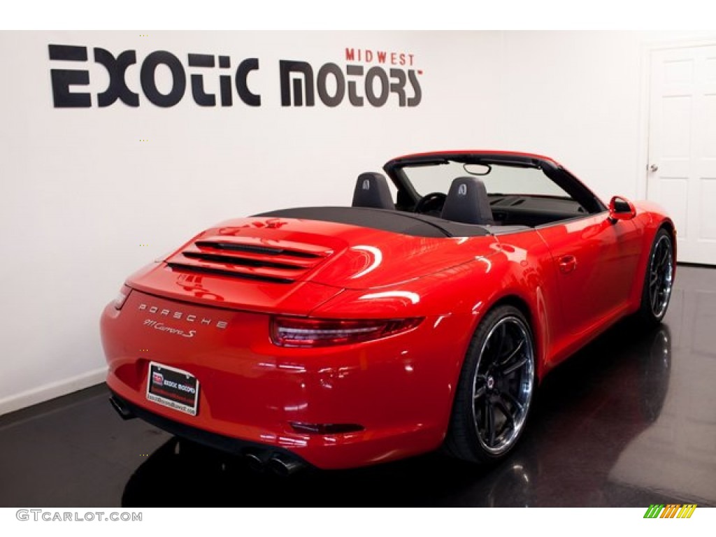 2012 911 Carrera S Cabriolet - Guards Red / Black photo #8